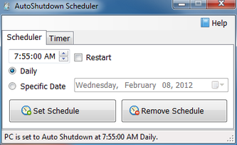 Auto Shutdown Scheduler