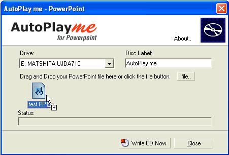 AutoPlay me for PowerPoint