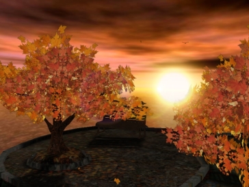 Autumn Sunset 3D Screensaver