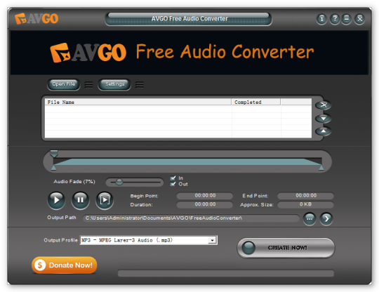 Avgo Free Audio Converter