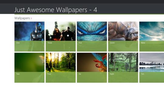 Awesome Wallpapers 4 for Windows 8