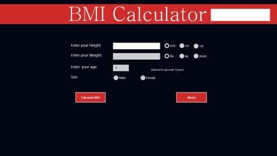 B.M.I Calculator for Windows 8