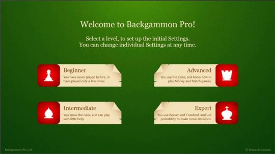 Backgammon Pro for Windows 8
