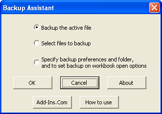 Backup Assistant