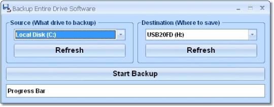 Backup Entire Drive Software