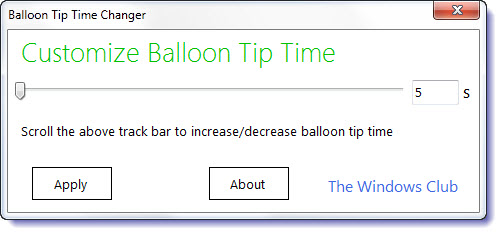 Balloon Tip Time Changer
