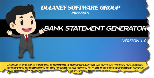 Bank Statement Generator