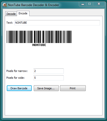 Barcode Decoder & Encoder