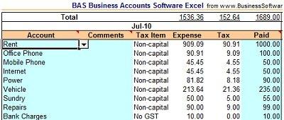 BAS Business Accounts Software