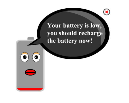 Battery Is Low Alert