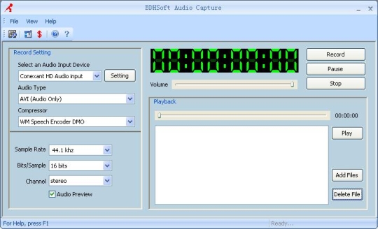 BDHSoft AudioCapture