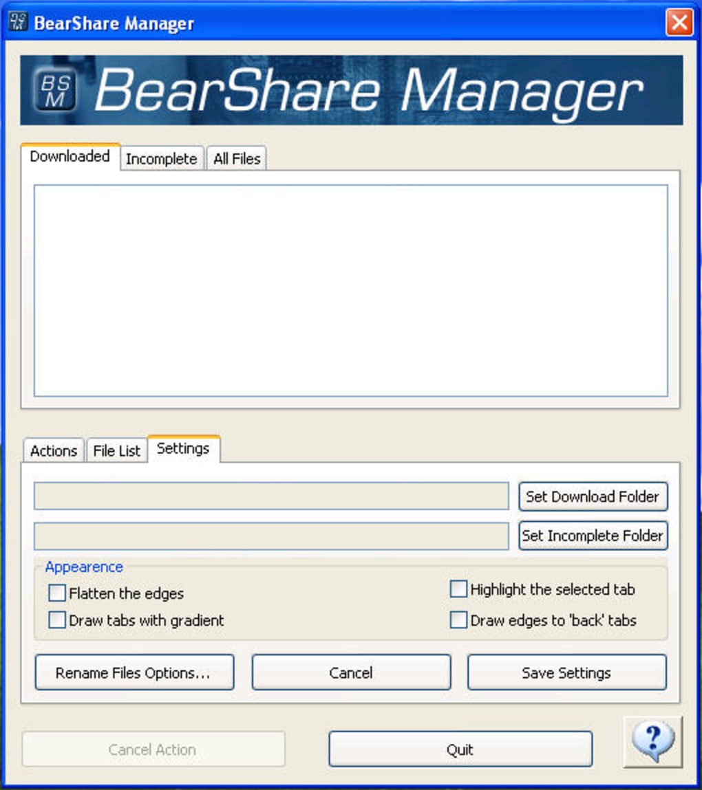 BearShare Manager