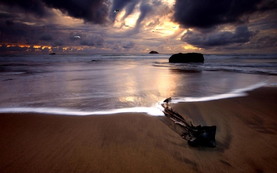 Beautiful Ocean Sunset Screensaver