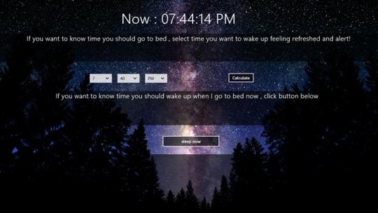BedTime for Windows 8