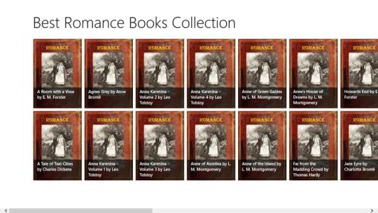 Best Romance Books Collection for Windows 8