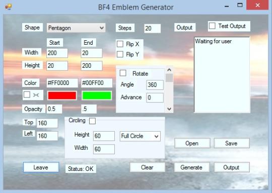 BF4 Emblem Generator
