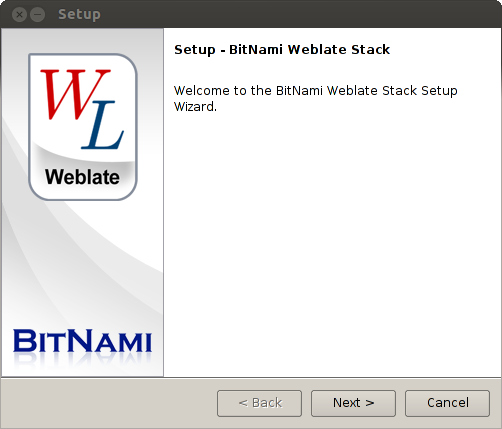 Bitnami Weblate Stack