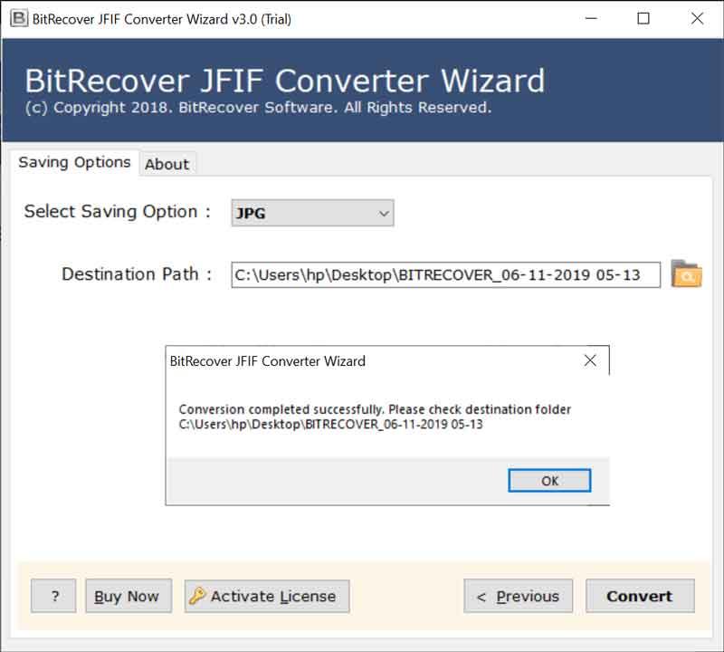 BitRecover JFIF Converter Wizard