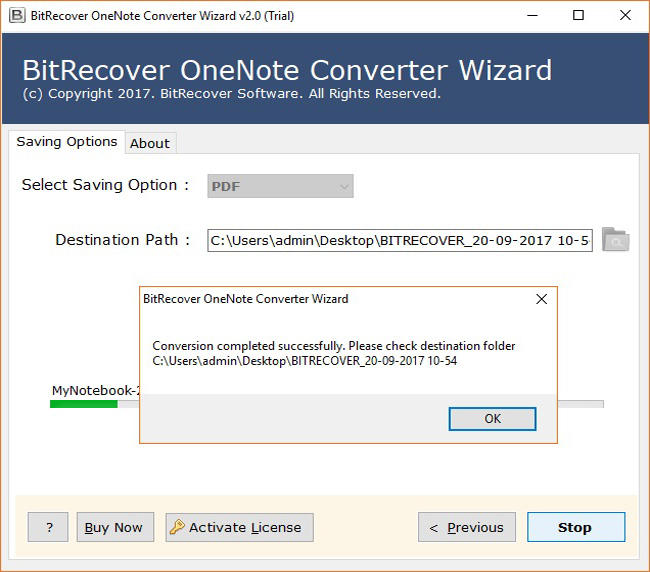 BitRecover OneNote Converter Wizard
