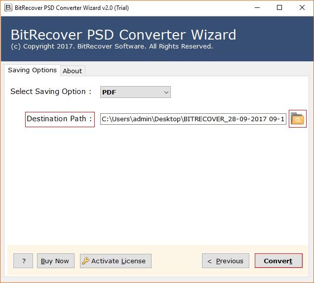 BitRecover PSD Converter Wizard