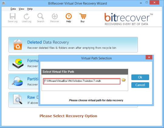 BitRecover VHDX Recovery Wizard
