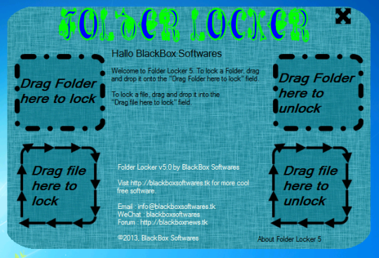 BlackBox Folder Locker