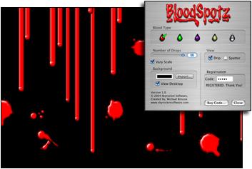 BloodSpotz Screensaver