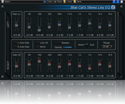Blue Cat's Stereo Liny EQ Direct X