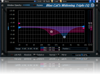 Blue Cat's Widening Triple EQ Direct X