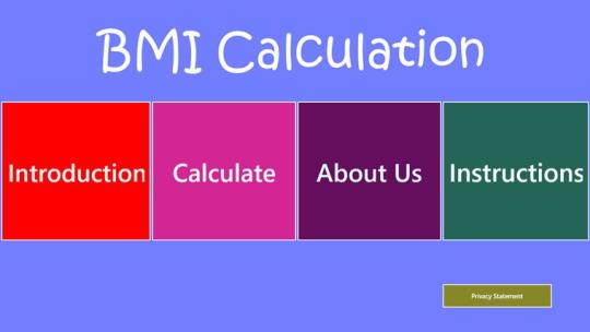 BMI Calculation for Windows 8