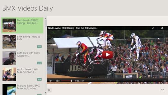 BMX Videos Daily for Windows 8 apps