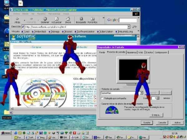 Bouncing Spiderman Screensaver