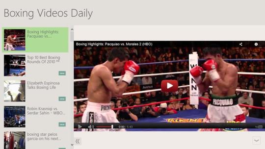 Boxing Videos Daily for Windows 8