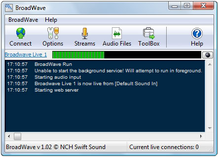 BroadWave Streaming Audio Server
