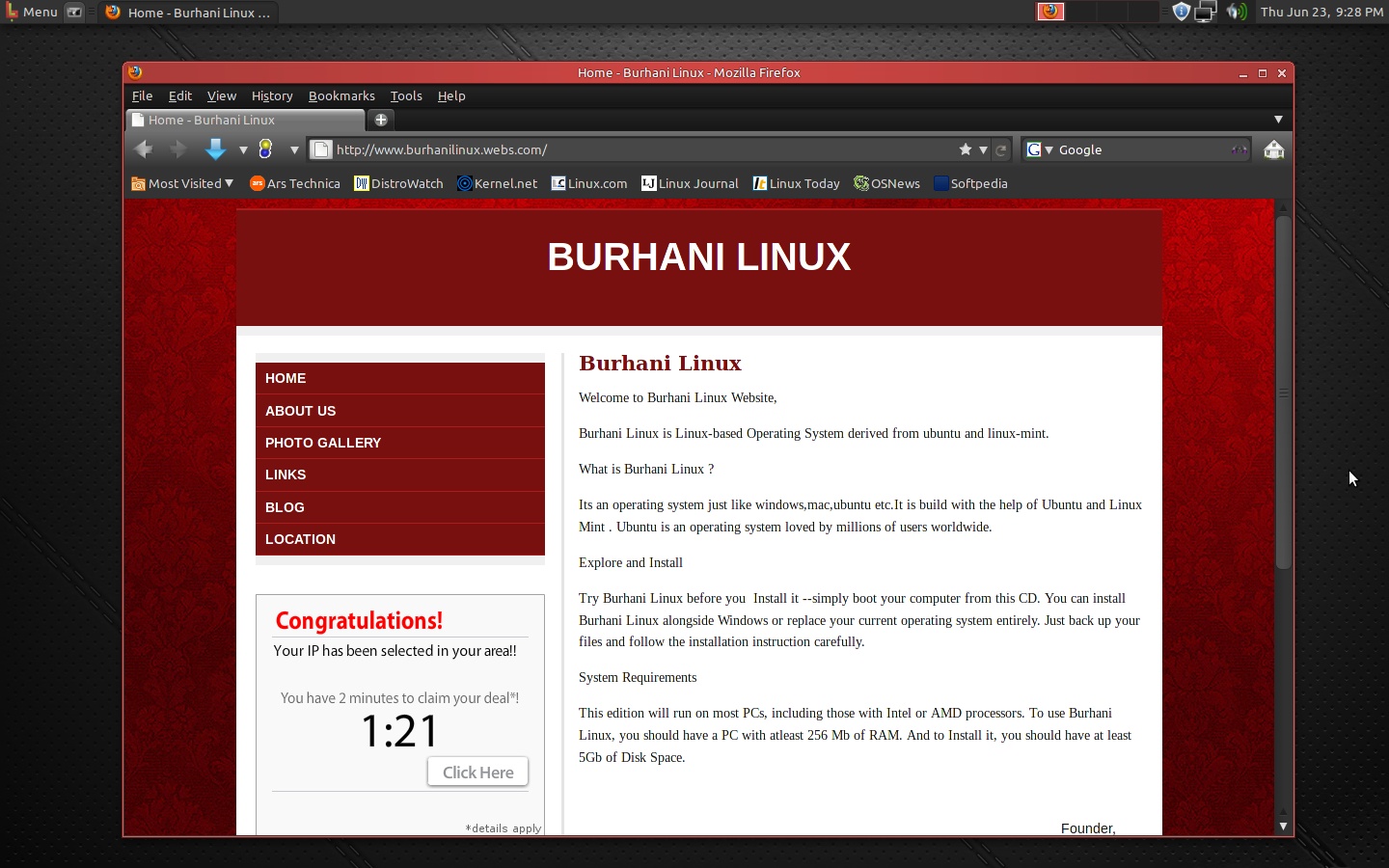 Burhani Linux