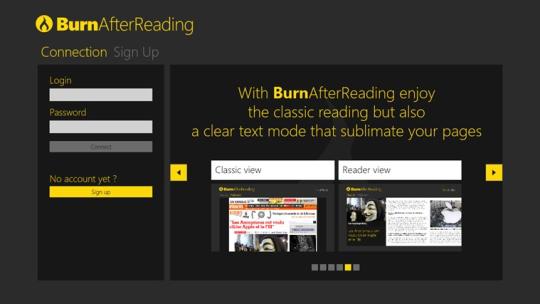 Burn After Reading for Windows 8