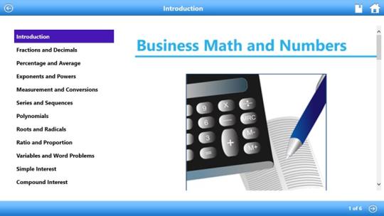 Business Math by WAGmob for Windows 8