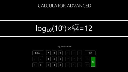 Calculator Advanced for Windows 8