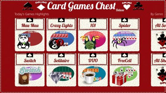 Card Games Chest for Windows 8