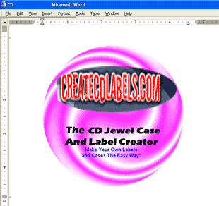 CD/DVD Jewel Case and Label Creator