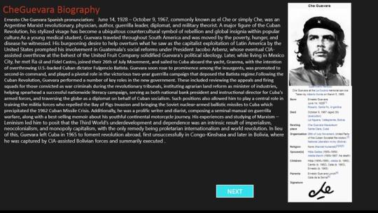 Che Guevara Biography for Windows 8