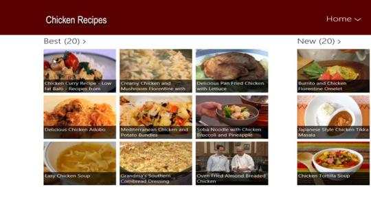Chicken Recipes for Windows 8