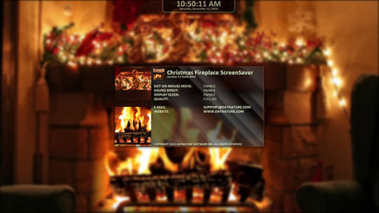 Christmas Fireplace ScreenSaver