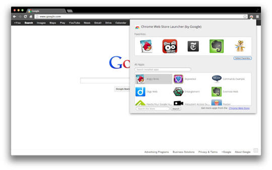 Chrome Web Store Launcher
