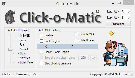 Click-o-Matic