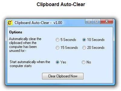 Clipboard Auto Clear