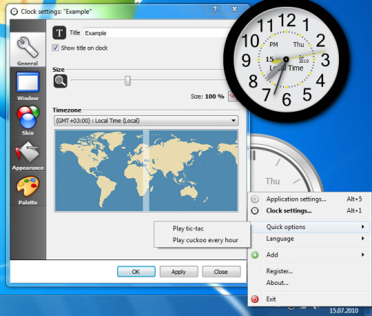 Clock-on-Desktop Standard
