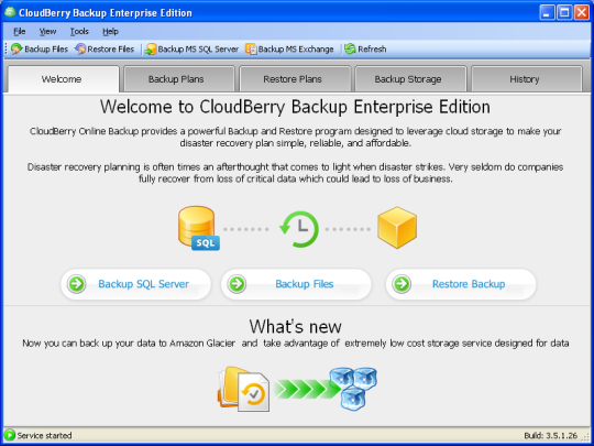 CloudBerry Backup Enterprise Edition