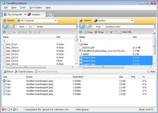 CloudBerry Explorer for OpenStack Storage Pro