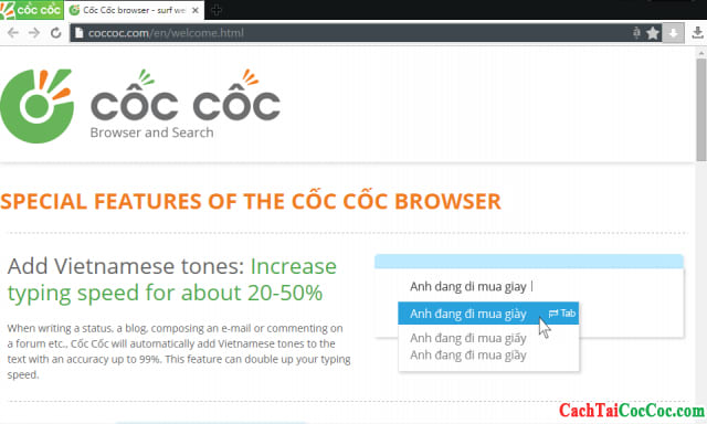 Coc Coc browser